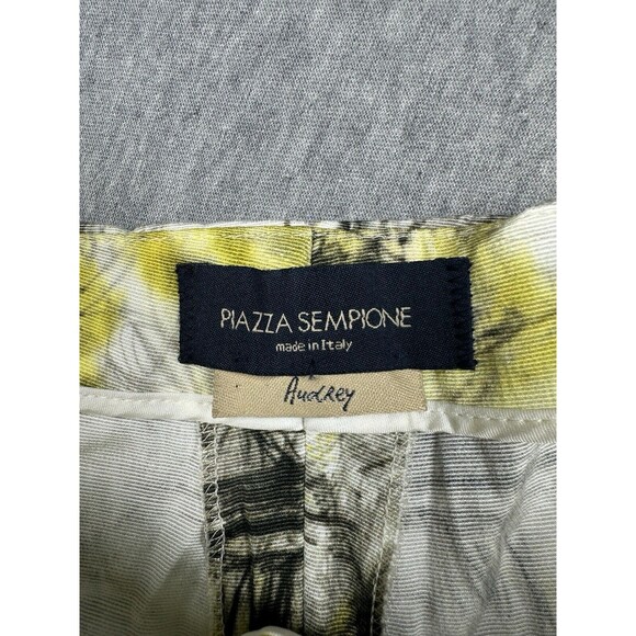PIAZZA SEMPIONE Audrey Abstract Pants Size IT 46 US 10 AOP All Over Print - Picture 2 of 7